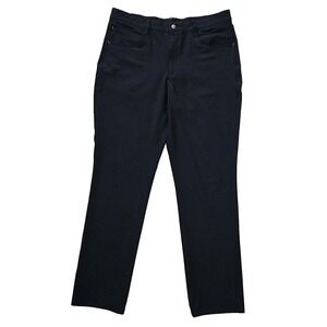 Footjoy FJ (Mens 35X32) Athletic Fit Stretch Golf Chino Pants‎ Casual Navy Blue